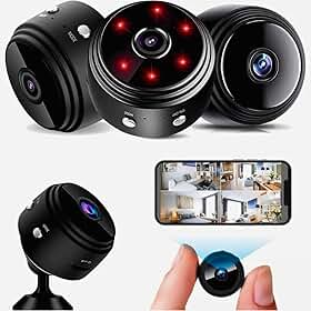Mini Câmera WiFi 1080P HD Visão Noturna Sensor Movimento A9 Segurança Espiã Com App