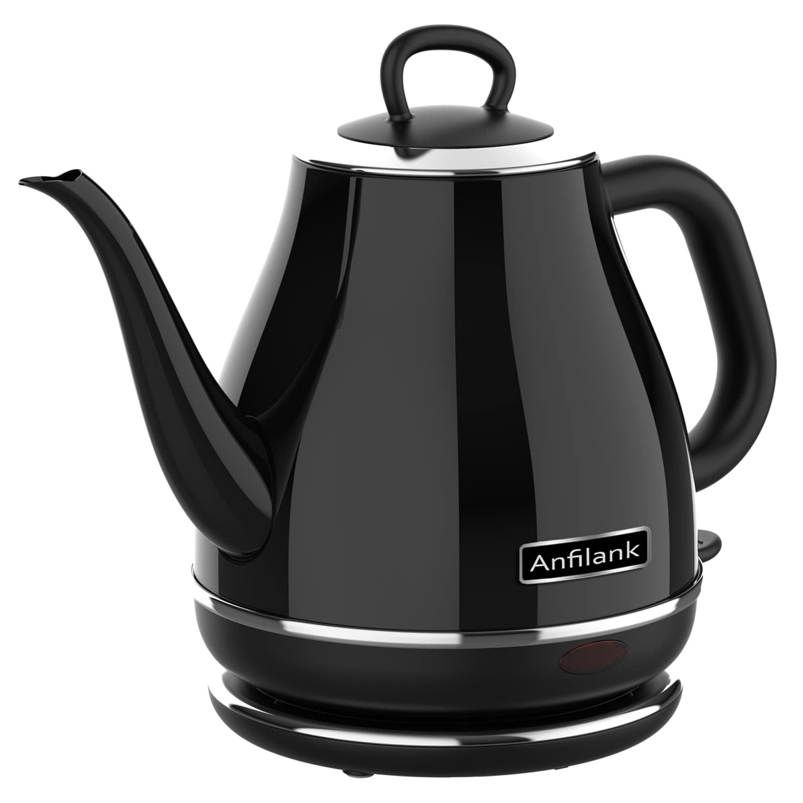 Anfilank Gooseneck Electric Kettle, 1L 1500W, 100 Stainless Steel BPA
