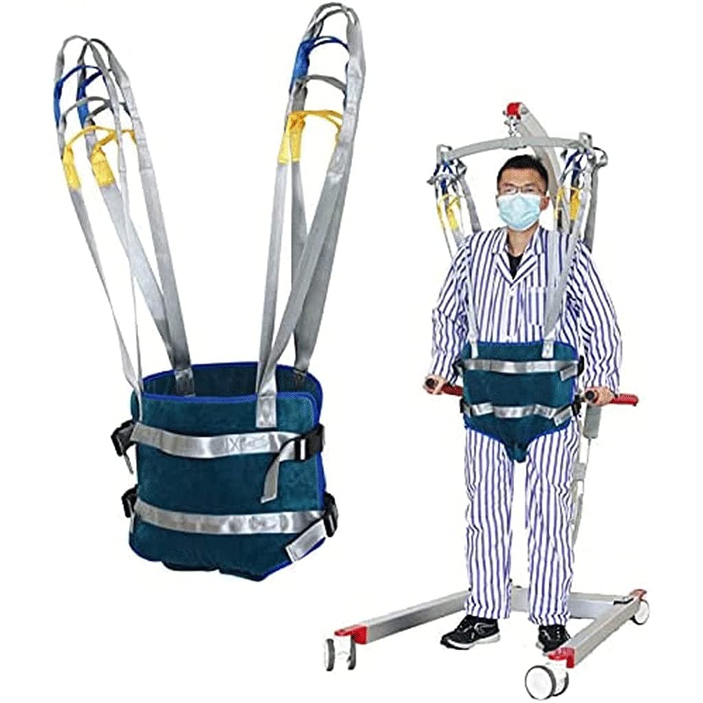 Arnés para inodoro, elevador de pacientes, elevador para discapacitados bariátricos, arnés de elevación, arnés premium para uso con elevadores de pacientes y grúas de techo (49,563 cm) (49,563 c