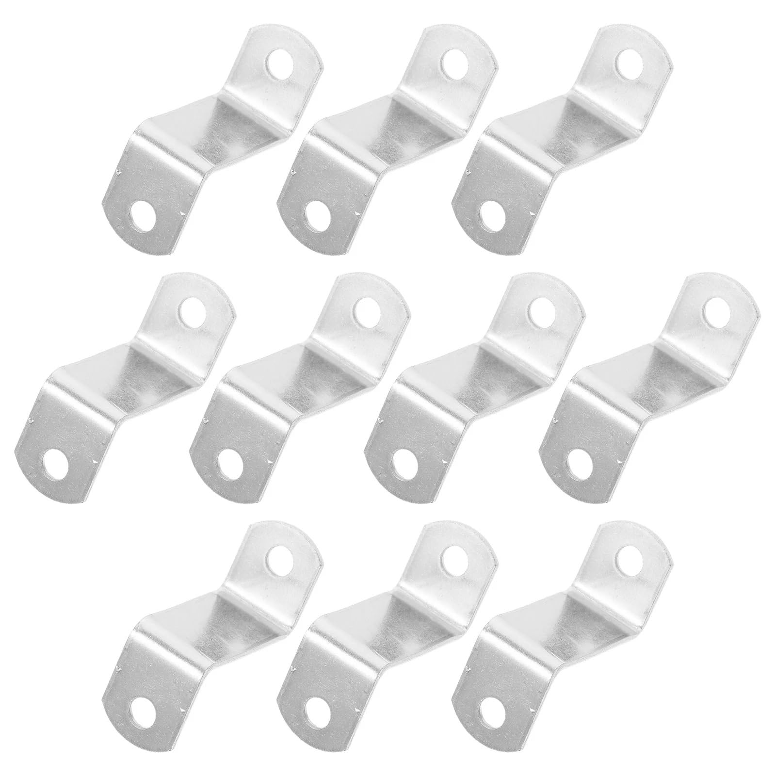 Offset Canvas Clips 100Pcs Z-Shaped Corner Code Canvas Offset Clips for Picture Frame Backing Hardware Right Angle Clamp