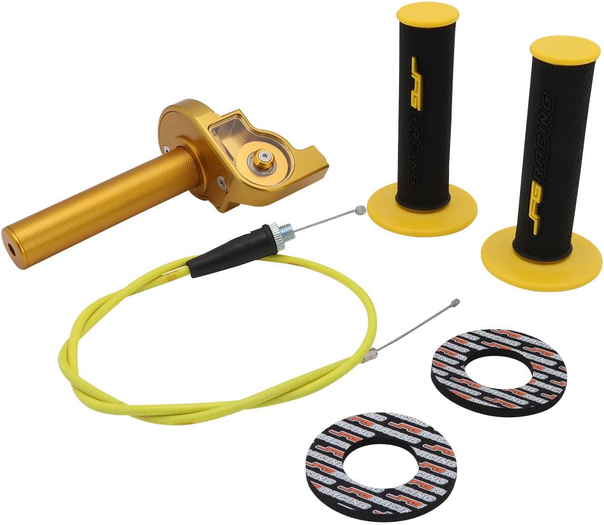 Dirt Bike Quick Twist Throttle Cable Assembly Universal 7/8" Handbar for CRF50 KLX SSR TTR 110 125 150 200 250cc Motorcycle Off Road ATV Mini Bike Blue