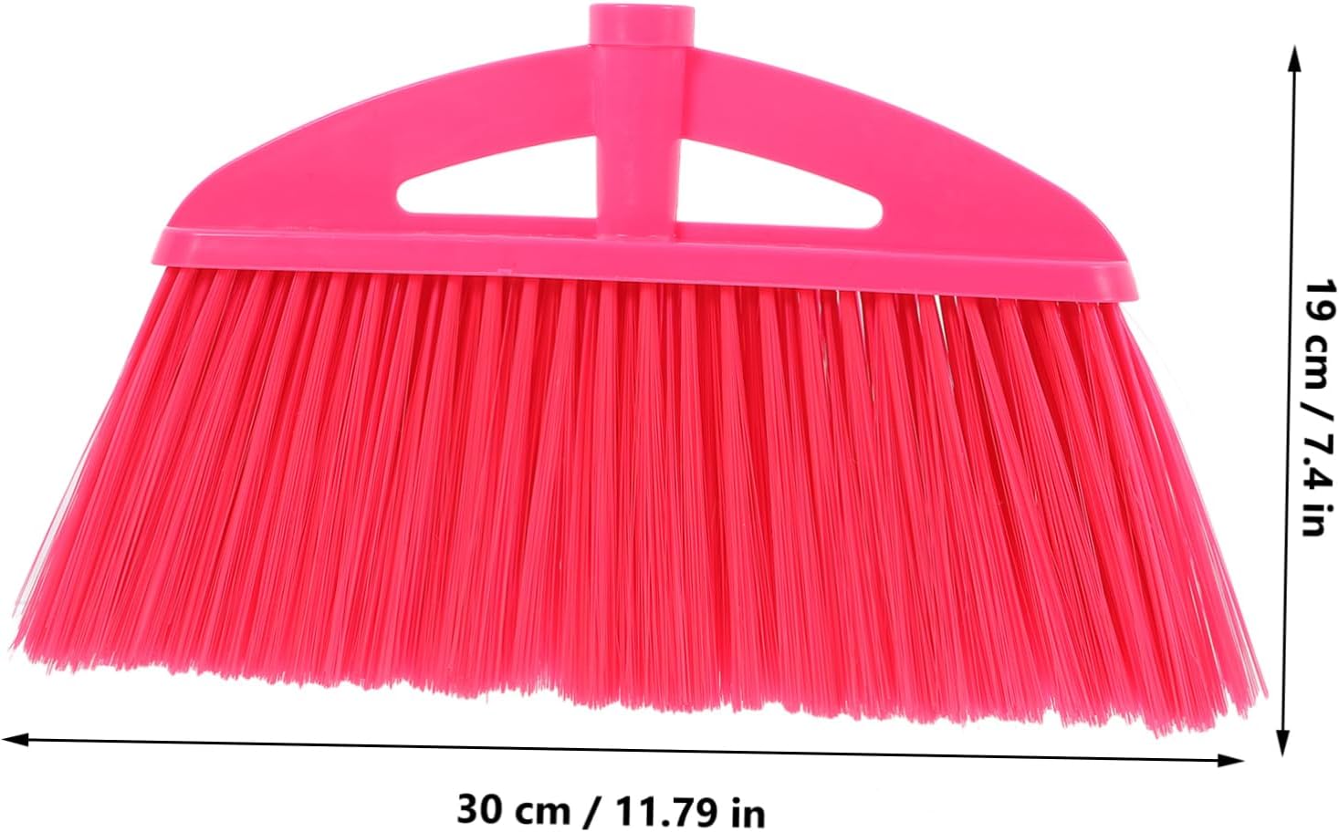 2pcs Heavy-Duty Plastic Broom Head Replacement Cleaning Broom Head for Efficient Sweeping Wood Floors Tiles and Carpets