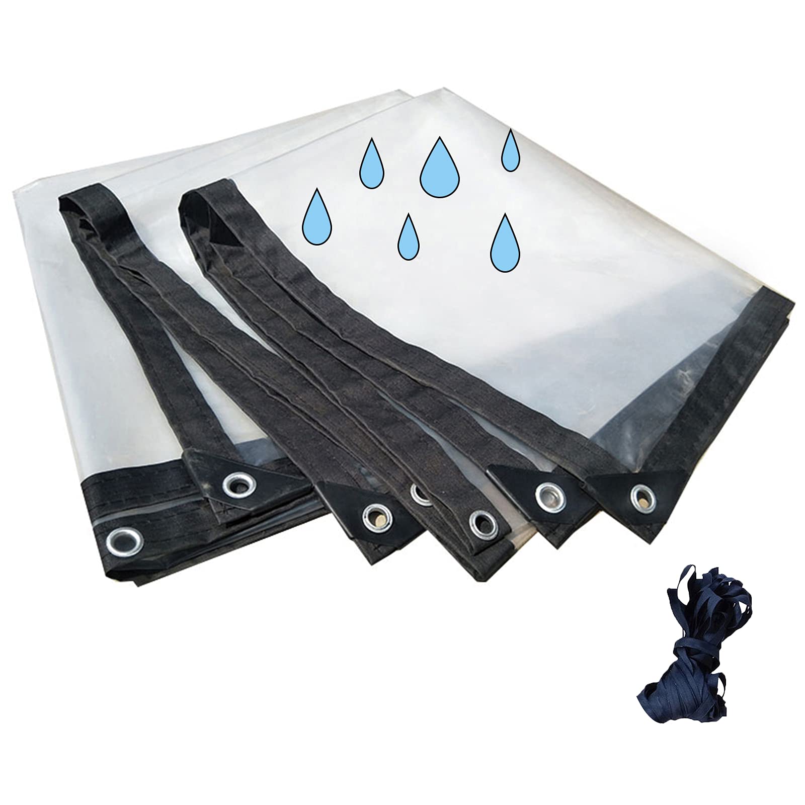 Evita filtraciones de agua con la lona transparente impermeable de PE