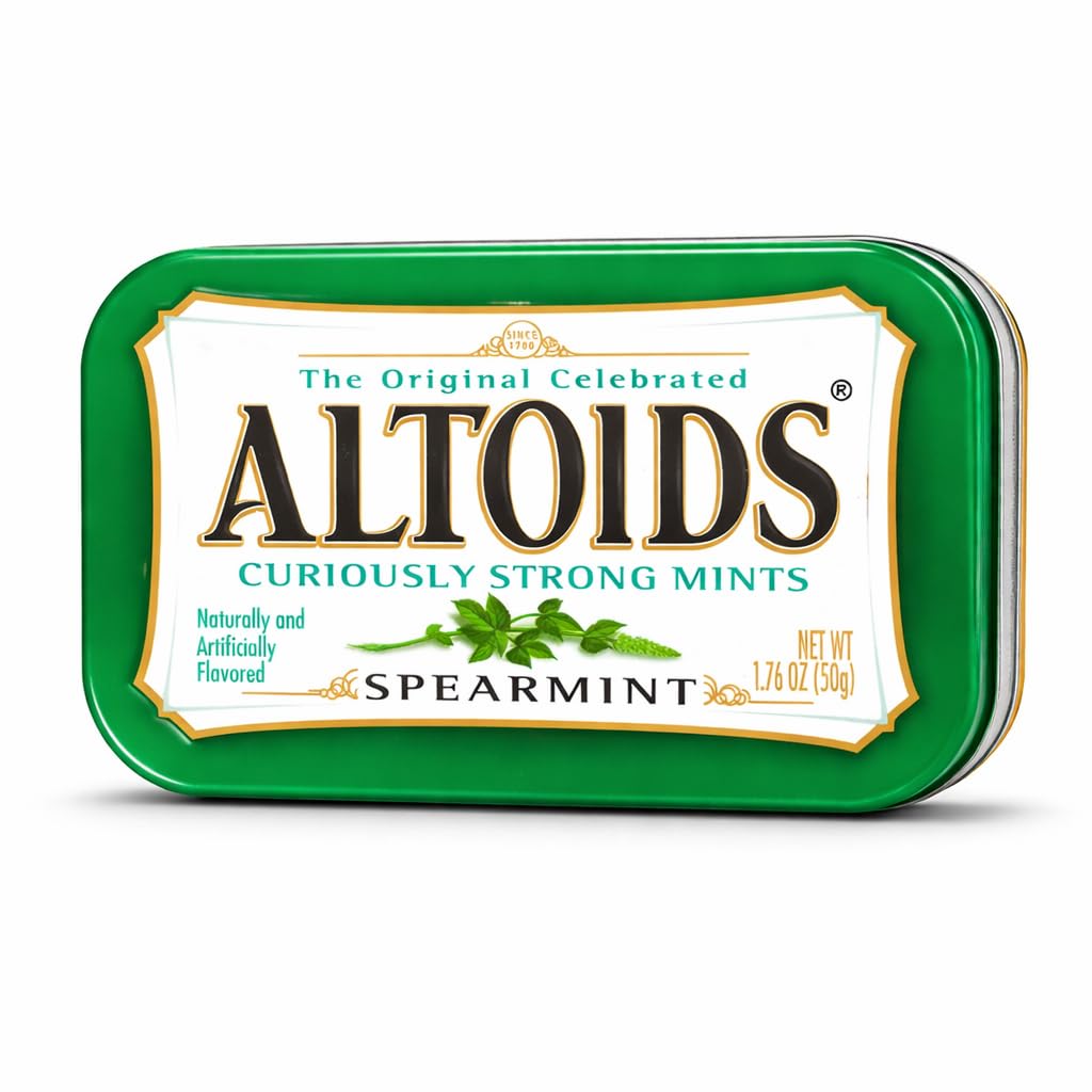 Altoid Curiously Strong Spearmint Mints Refreshing Breath Freshener Tin Pack 50g (Imported) From Biteza-image-23