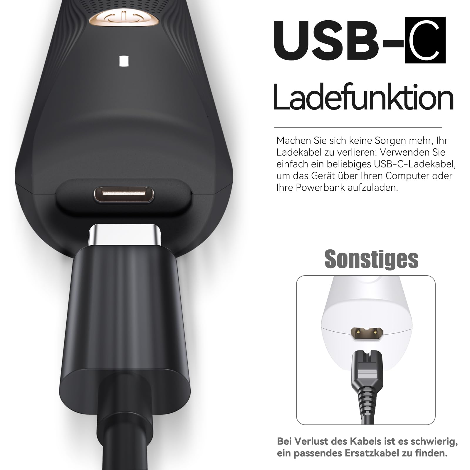 Leise Schermaschine Katze Set,Profi Haarschneidemaschine für Katzen Hunde Verfilztes Fell Pfotenhaare mit Pflegeschere & Kamm,USB-C-Aufladung, Schwarz