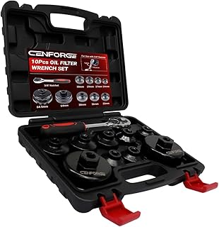 10-PC Low Profile Oil Filter Socket Set