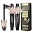 4D Silk Fiber Lash mascara, Waterproof Mascara Black Volume and Length, Natural Lengthening and Thick, Smudge-Proof,No Clumping, Instantly Create The Look of Lash Extensions, All Day Full, 2 Pack