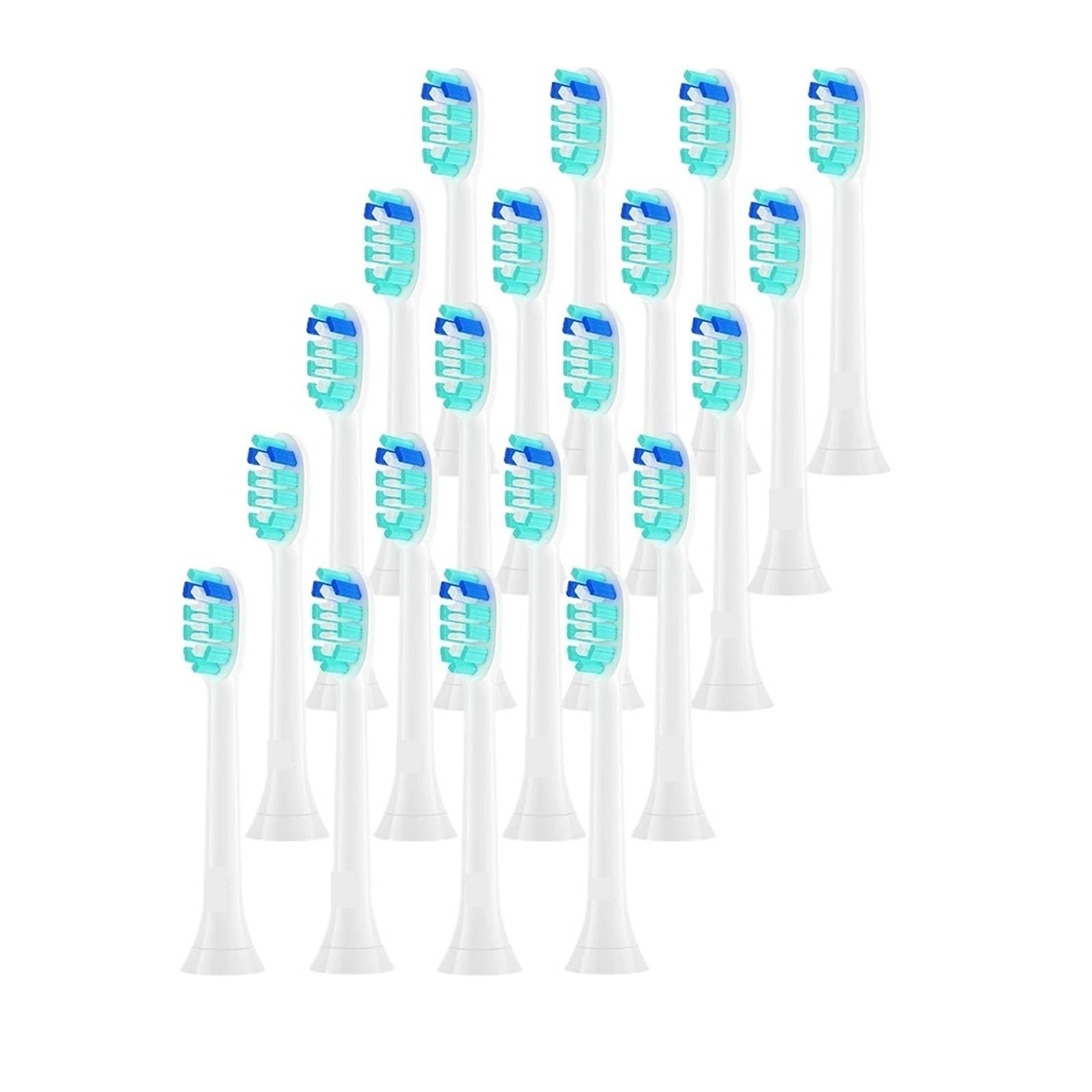 20 piezas cabezales de cepillo pequeños y suaves compatibles con dientes eléctrico for 7100 510