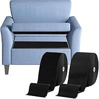 Vista 15 de Rollo de cinta adhesiva de gancho y bucle de 1 pulgada x 26 pies, cierre adhesivo de respaldo, tiras adhesivas de nylon resistentes