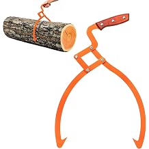 508 cm lange Schleppzange f r Holzscheite bis zu 508 kg orangefarbener Holzgreifer Holzhebezange mit rutschfestem Griff Hebe- Handhabungs- und Tragewerkzeug