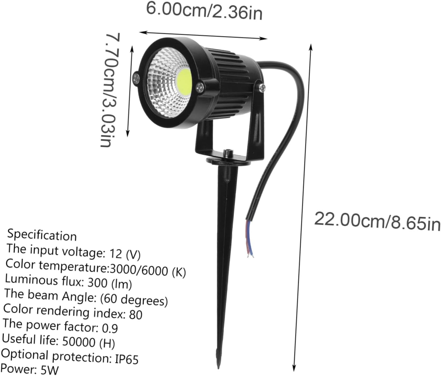 NUOBESTY 10pcs Insert Lights Landscape Lamp Led Garden Lights Low Voltage Solar Outdoor Lighting for Patio Backyard