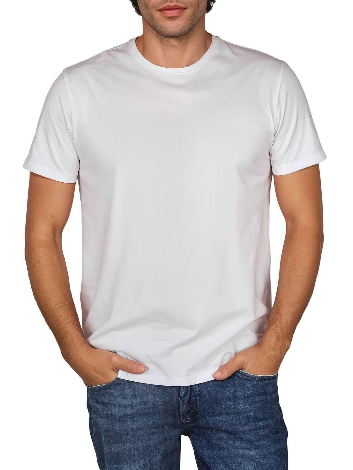 riverso RIVDean T-shirt męski, regularny krój, zestaw 5 sztuk, okrągły dekolt, krótki rękaw, na lato, czarny, biały, beżowy, zielony, szary, niebieski, S M L XL XXL 3XL 4XL 5XL