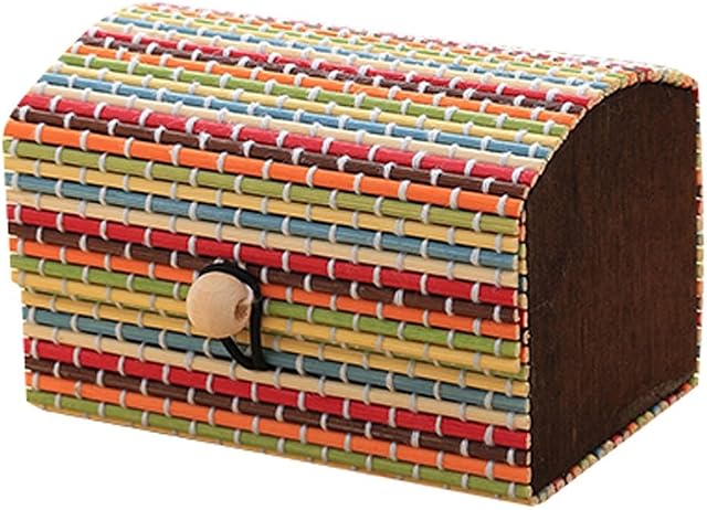 Goodtimes28 Novelty Bamboo Wooden Large Capacity Case Creativr Jewelry Box Storage Organizer