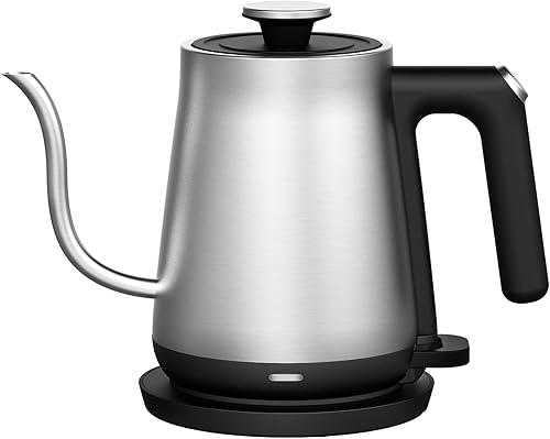 Nafuhare Gooesneck - Tetera eléctrica, hervidor de té de agua de ebullición rápida de 1200 W, hervidor de café con control de vertido preciso de 90,