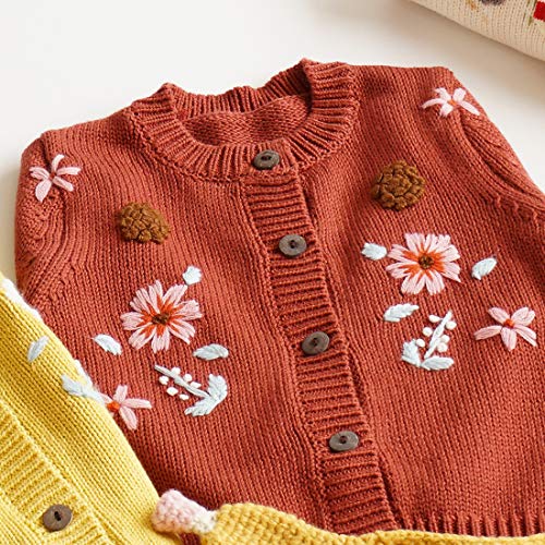Image of Simplee kids Baby Girl Thin Sweater Solid White Pink Cardigans for Toddler 0-3Years