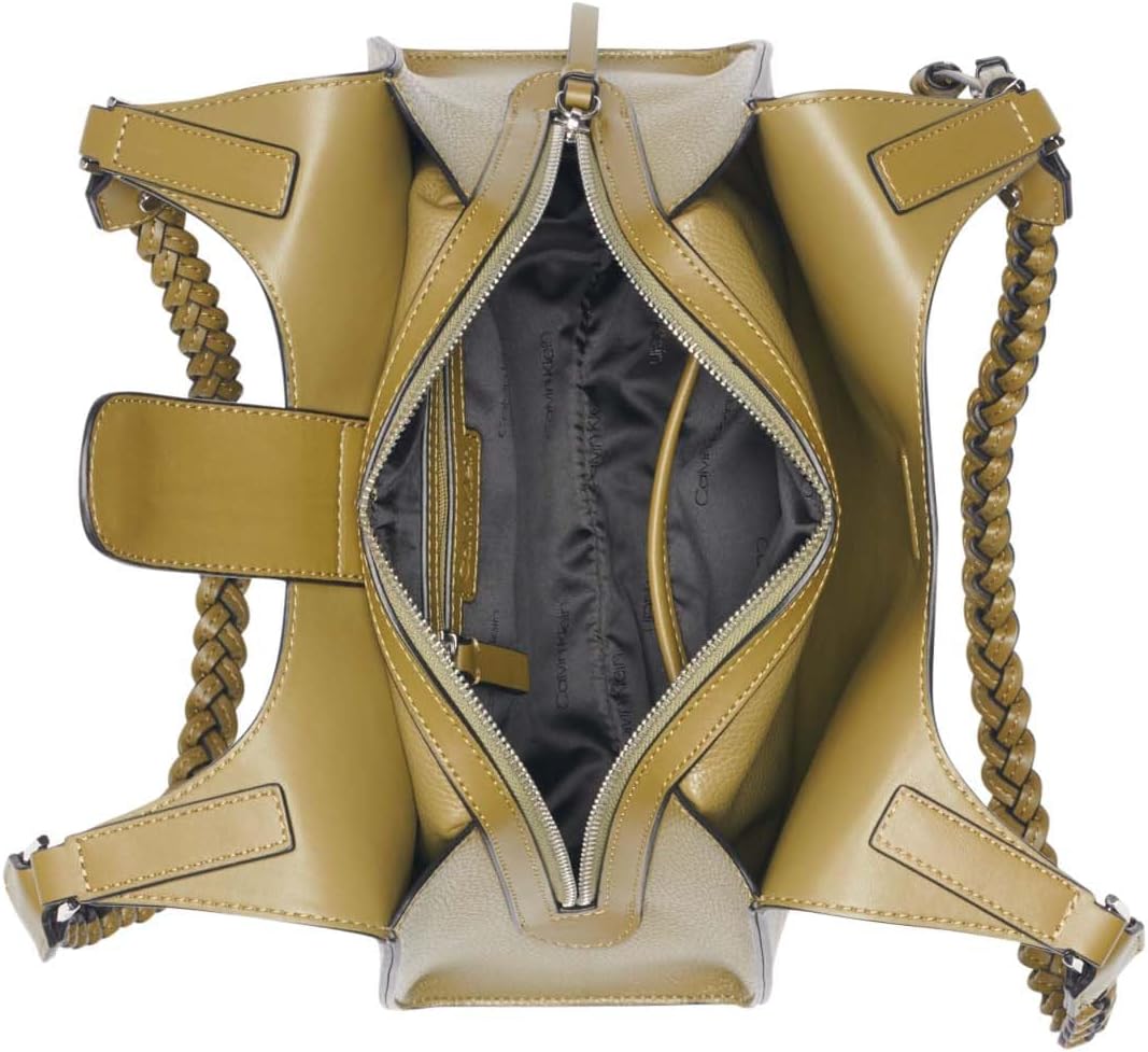 Calvin Klein womens Shelly Novelty Satchel - Image 4