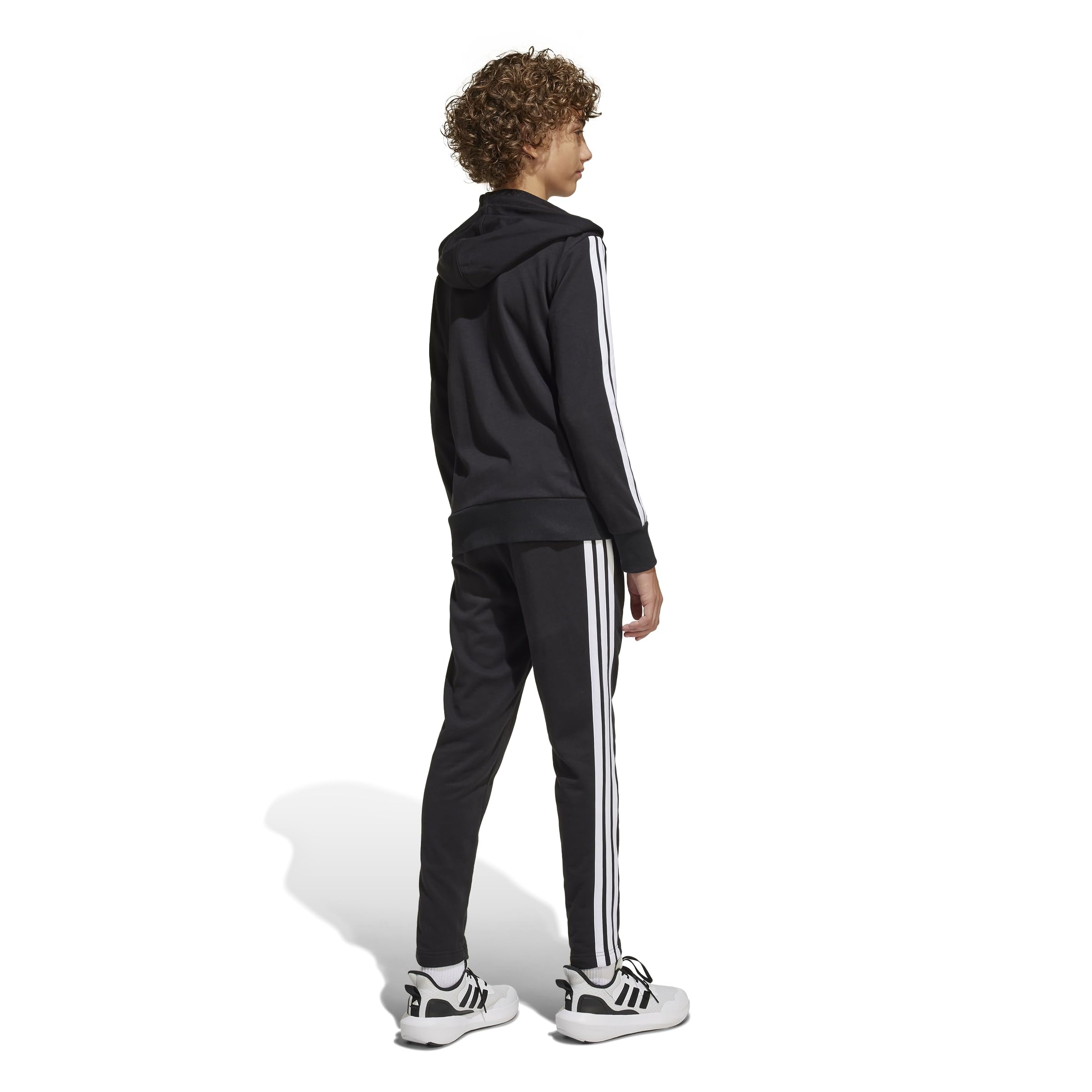 adidas Dresy Uniseks - dzieci Seasonal Essentials Tiberio 3 Stripes French Terry Tracksuit