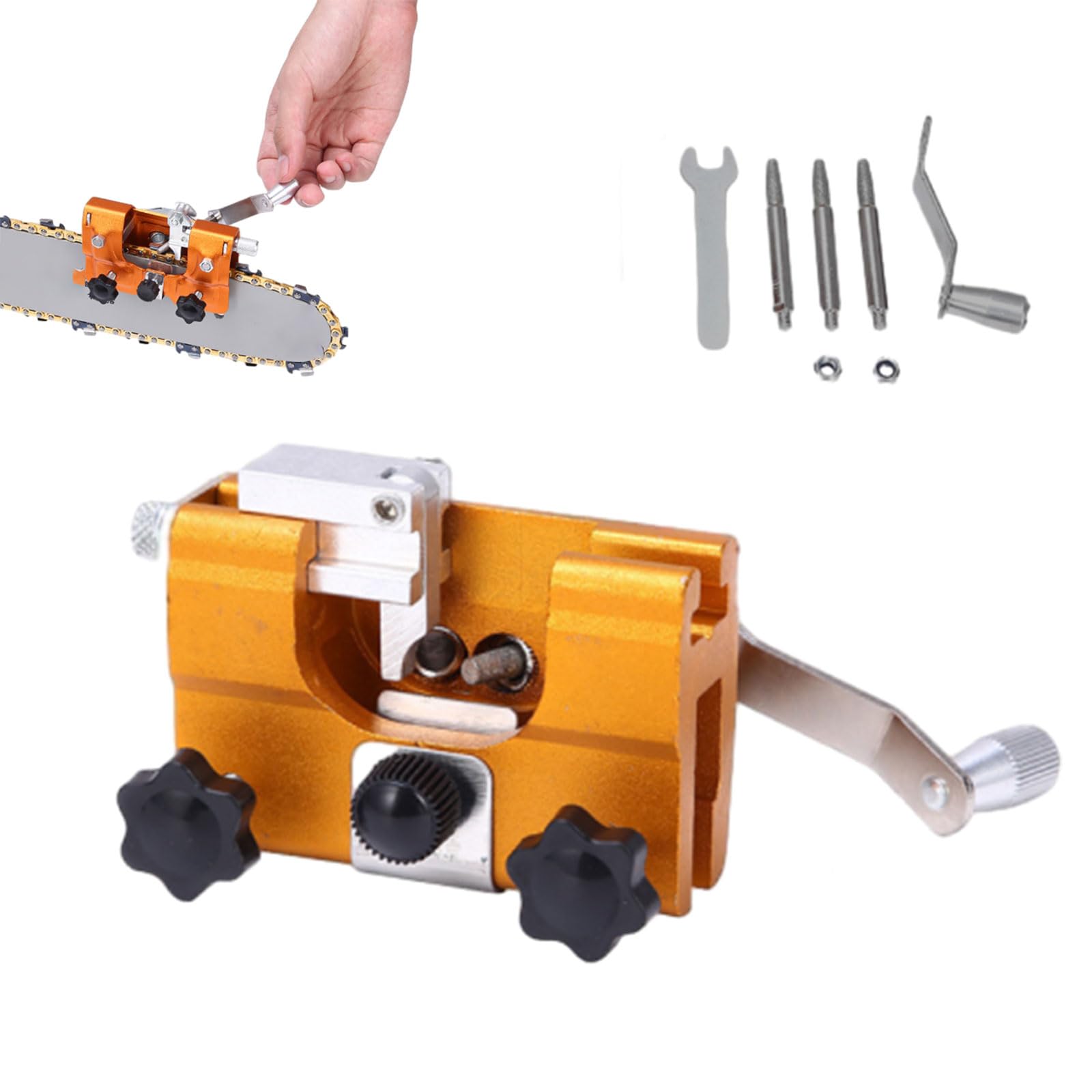 Amazon.com: Klampero Chain Sharpener, Chainsaw Sharpener, Portable