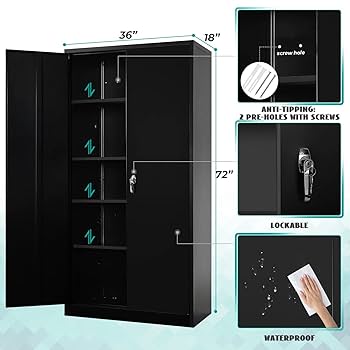 大型収納キャビネット黒 大型収納キャビネット 黒