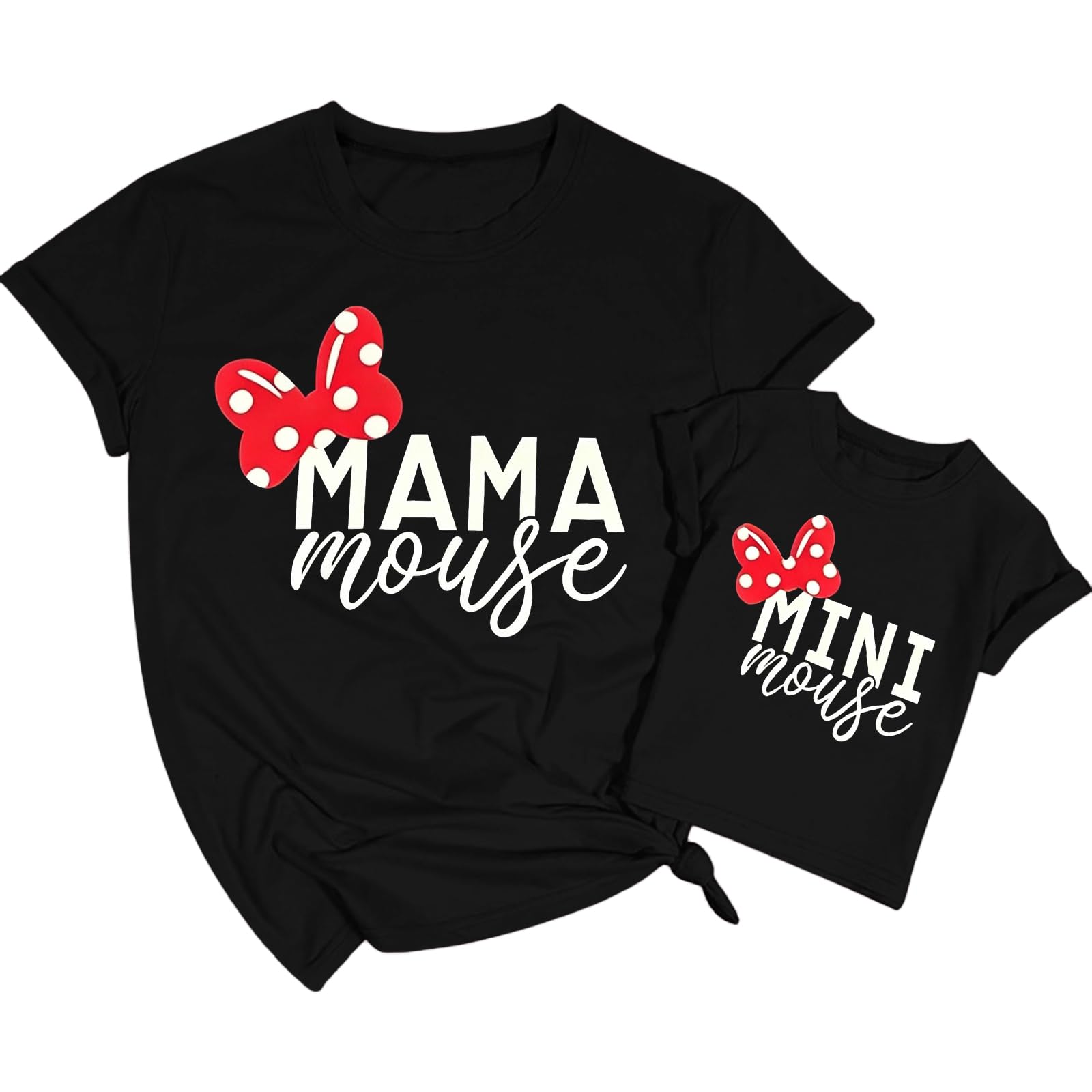 Mommy and Me Matching Shirt Outfit Mama Mini Leopard Love Heart Tshirt Mom Daughter Family Matching Set Clothes