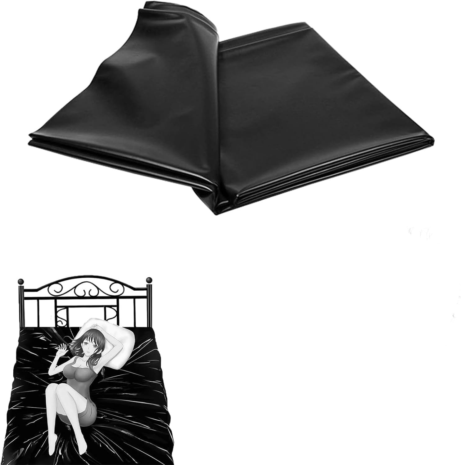 VAPAX 1 lenzuolo in lattice impermeabile e antipolvere per camera da letto - 220 x 130 cm