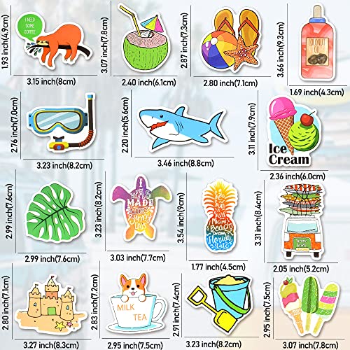 QTL Adesivos fofos para meninas, 100 peças, para laptop, garrafas de água, adesivos para adolescente