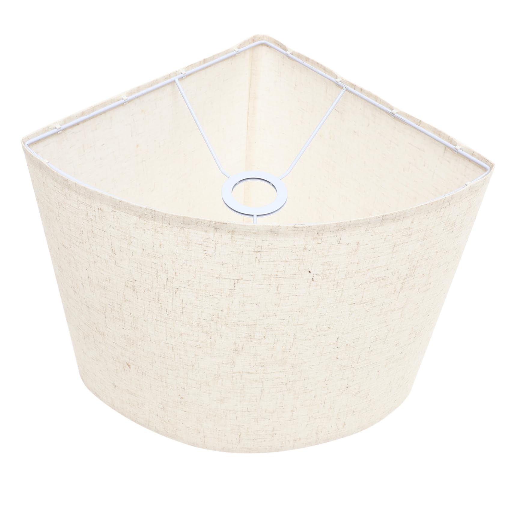 Didiseaon Modern Linen Lampshade Cover for Floor Lamp and Table Lamp Lightweight Eye-Protection Cloth with Simple but Sturdy Structure Beige Colour for Bedroom and Living Room