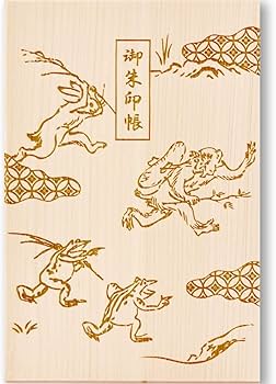 トモ　御朱印帳　大判×8点　88ページ 見開き御朱印帳(ポケット式/和綴じ) ご縁うさぎ 金襴 (桃) -書き置き