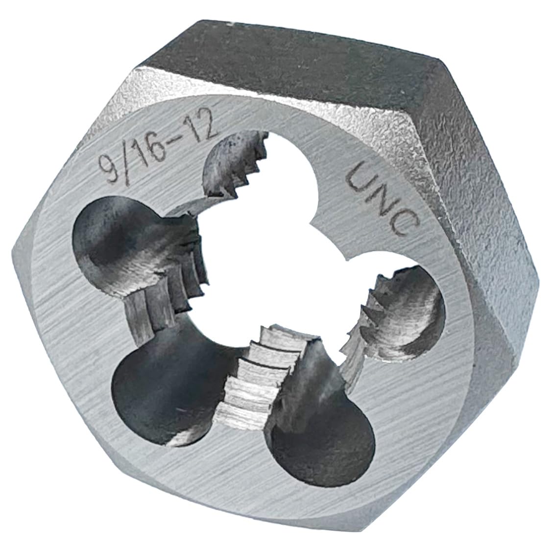 UNF Hex Right Hand Rethreading Die 9/16"-18 — Amazon image 3