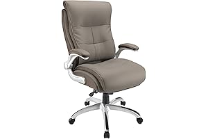 Ampresso Realspace Big & Tall Bonded Leather High-Back Chair