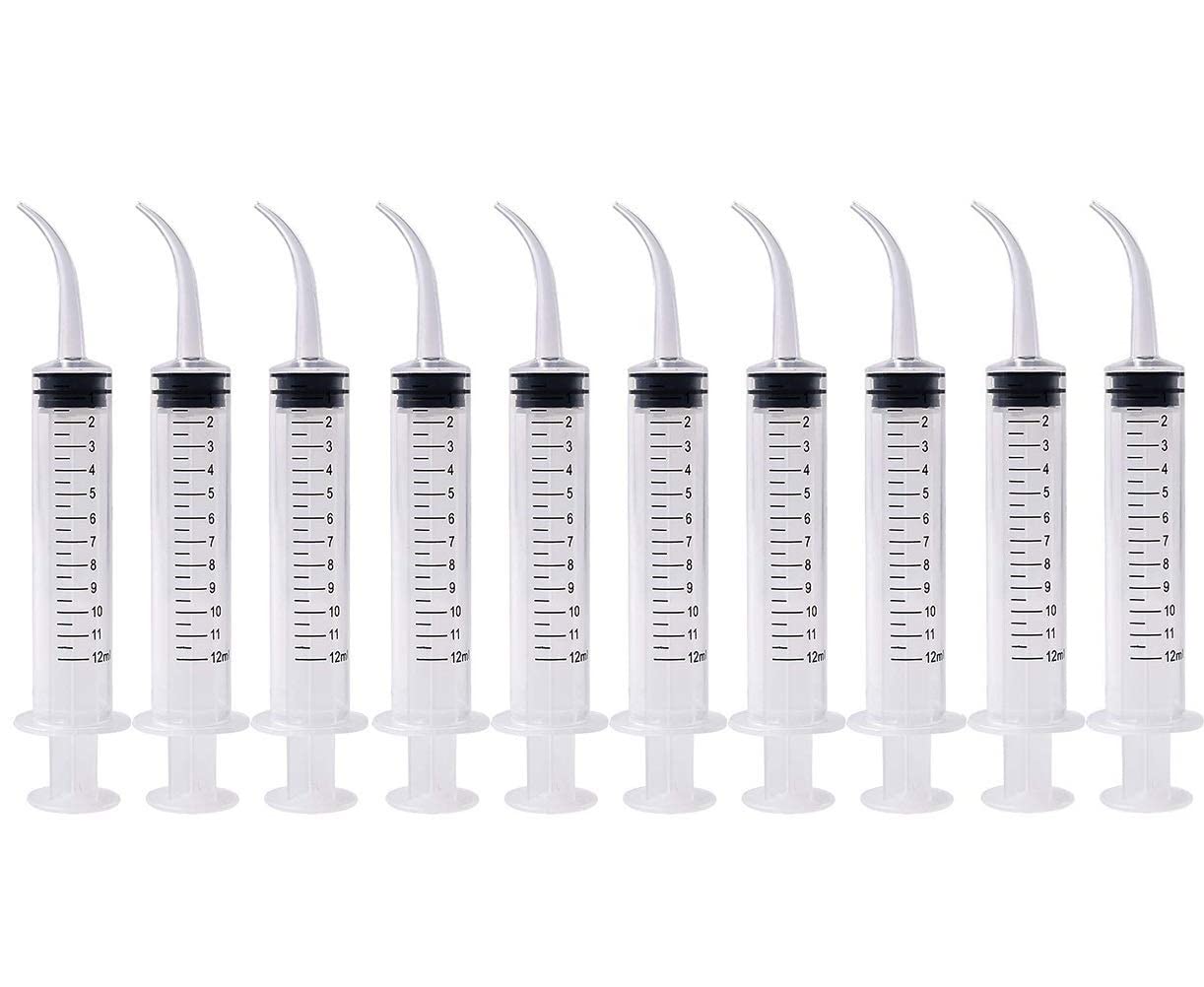 Pets Wizard - Birds Hand Feeding Syringe with Curve Tip for Hamsters, Puppy, Birds (Capacity 12 ml) (Transparent, Pack of 10) (B09WZ5BZ9P) Amazon Price History, Amazon Price Tracker