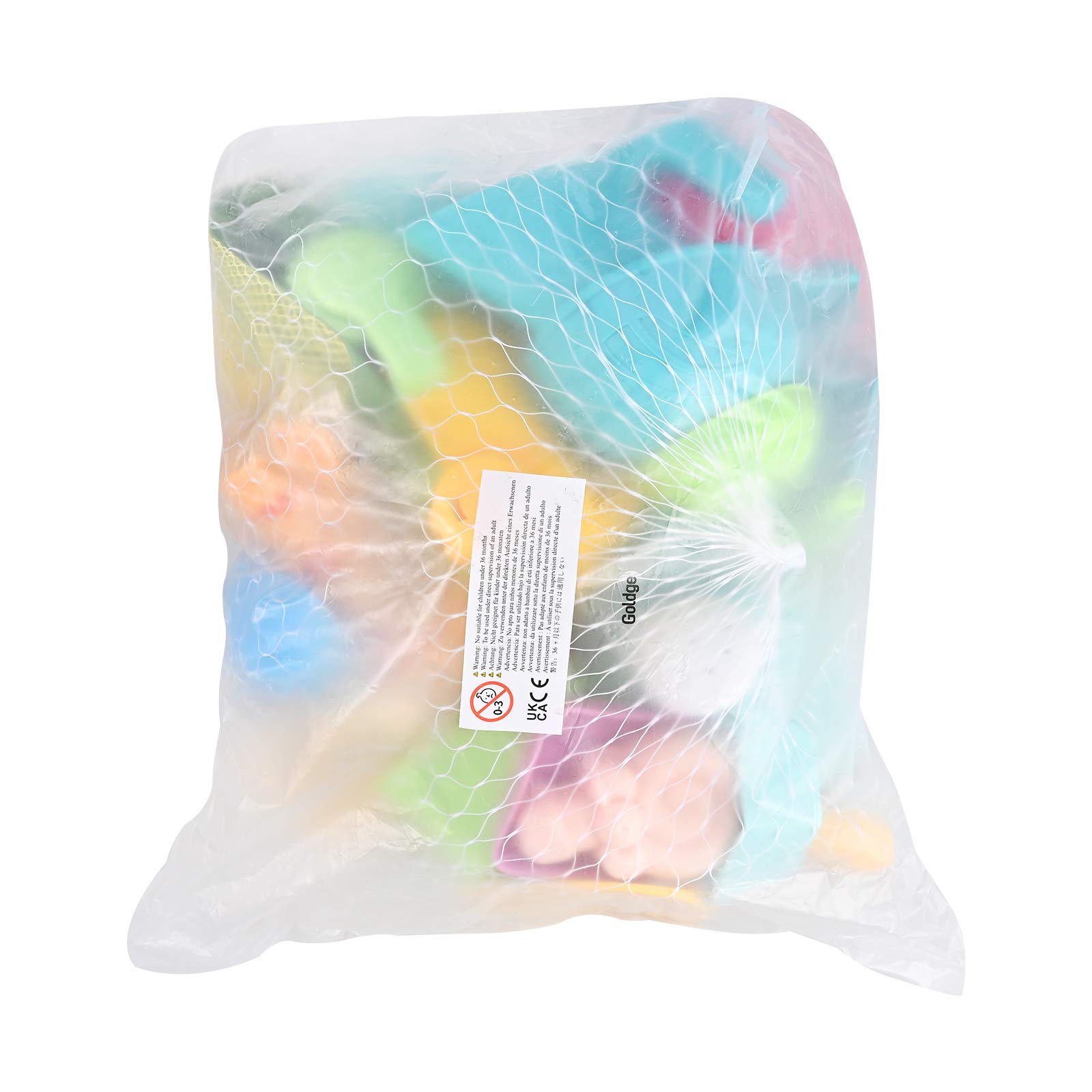 GOLDGE Sandspielzeug Set, 29Pcs Bunte Strandspielzeug Sandspielzeug Set mit Auto Eimer Schlossformen Netztasche Wasserspielzeug für Jungen Mädchen