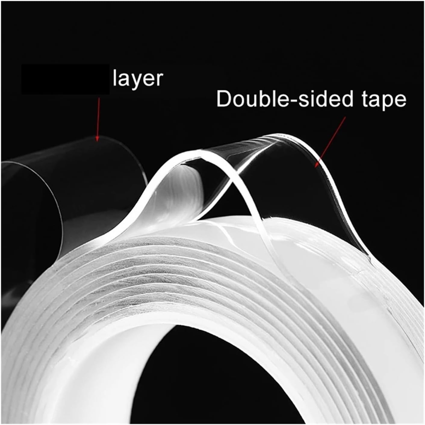 1/2/3/5M Clear Caulk Tape Strip, Waterproof Self Adhesive Transparent Bathtub Sealant Tape, Caulk Tape Oil-Prooffor For Kitchen, Bathroom, Floor Wall Edge Protector ( Color : Wide-3CM , Size : 5M_1MM