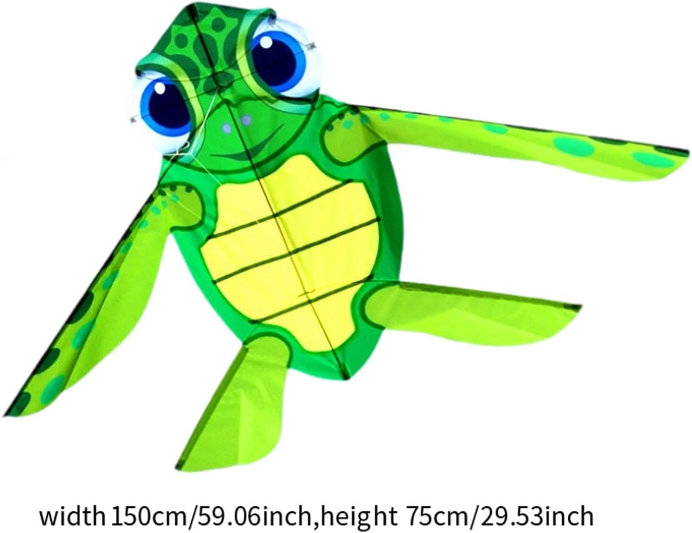 Turtle Shaped Kite with 100 M Line Activity Giant for Backyard Garden Trips