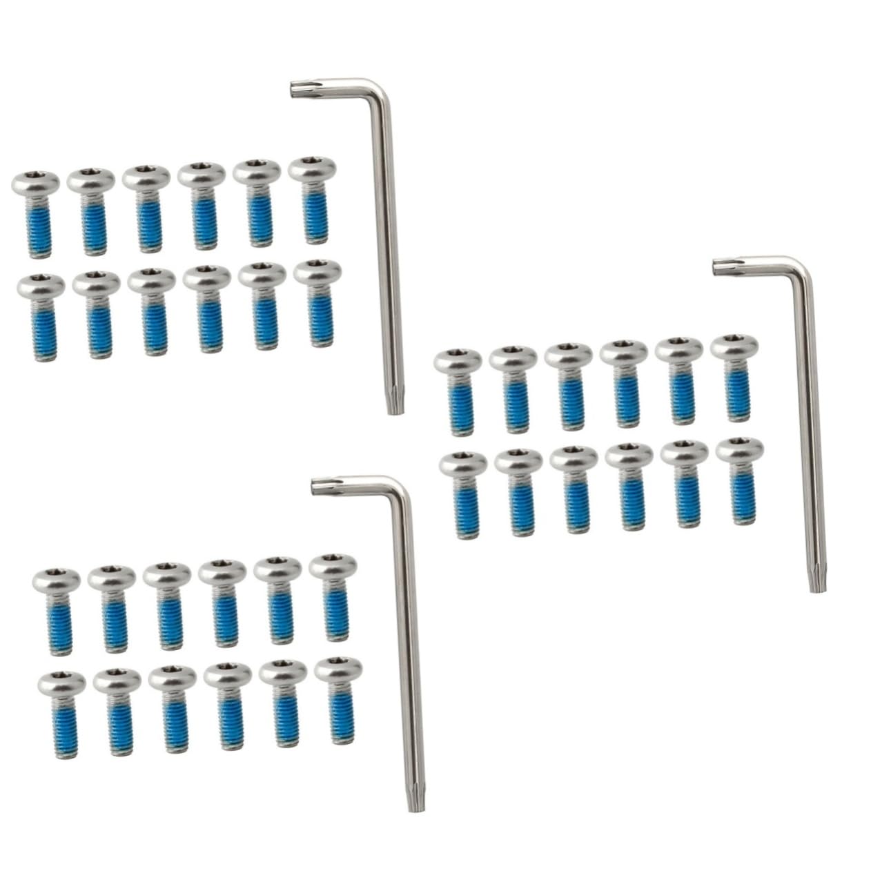 Happyyami 3 Sets Stainless Steel Disc Screw Easy Install for Bike Bicycle Disc Brakes