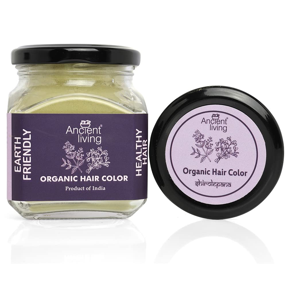 Ancient Living Organic Black Hair Color Pure Henna and Indigo Leaf Powder 100 gm Jar | Anti-Dandruff & Hair Strengthening | All Hair Types | Men & Women | Sulfates &Parabens Free | - Image 3 thumbnail