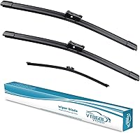 Vista 37 de VTOGOI Escobillas limpiaparabrisas con escobillas limpiaparabrisas traseras, juego para Land Rover Range Rover 2017-2023, escobillas