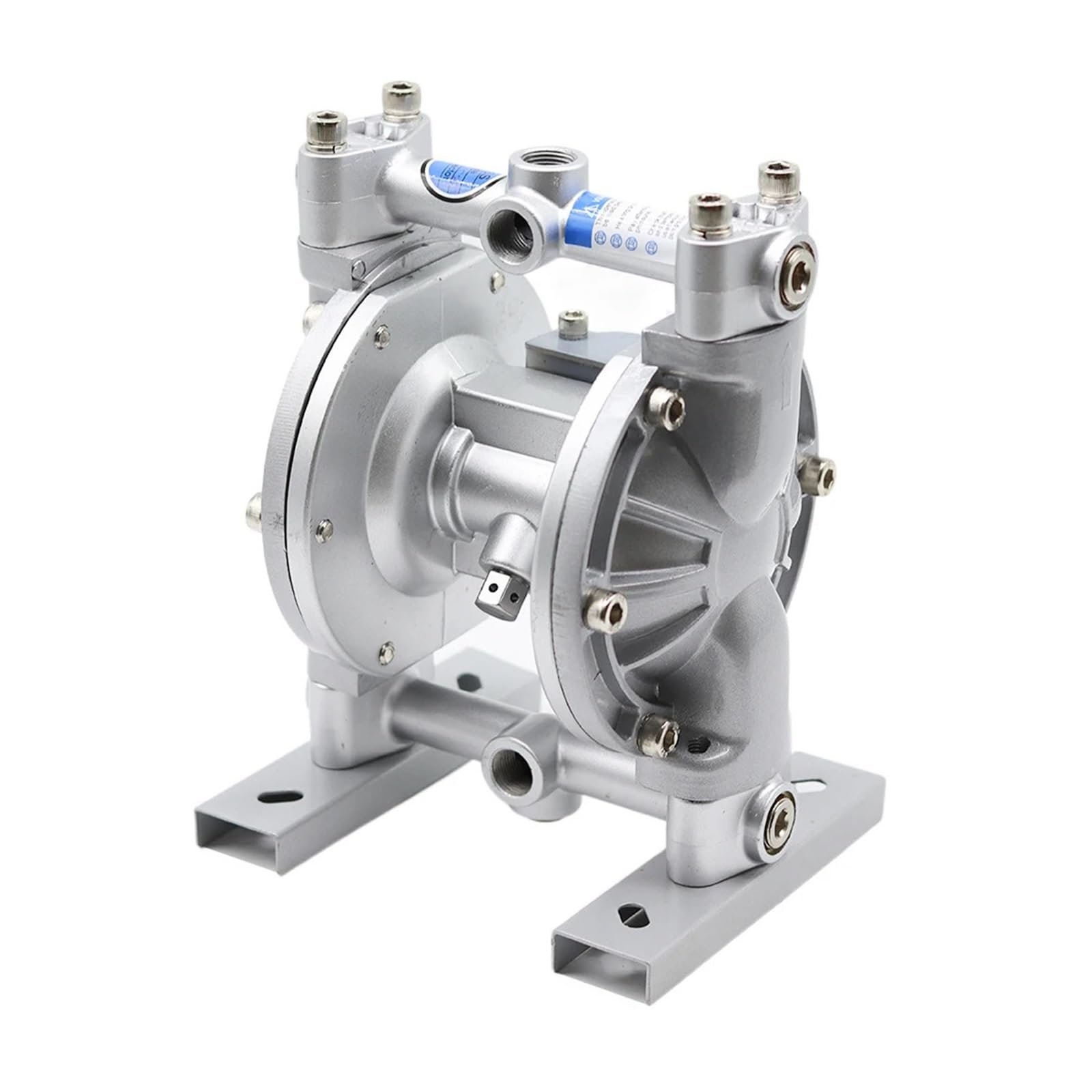 Bgaza A26 A-26 Mini Air Operated Paint Pump, Double Diaphragm Pressure-Stabilized Diaphragm Pump Mini Pneumatic Diaphragm Paint Pumps(A26)