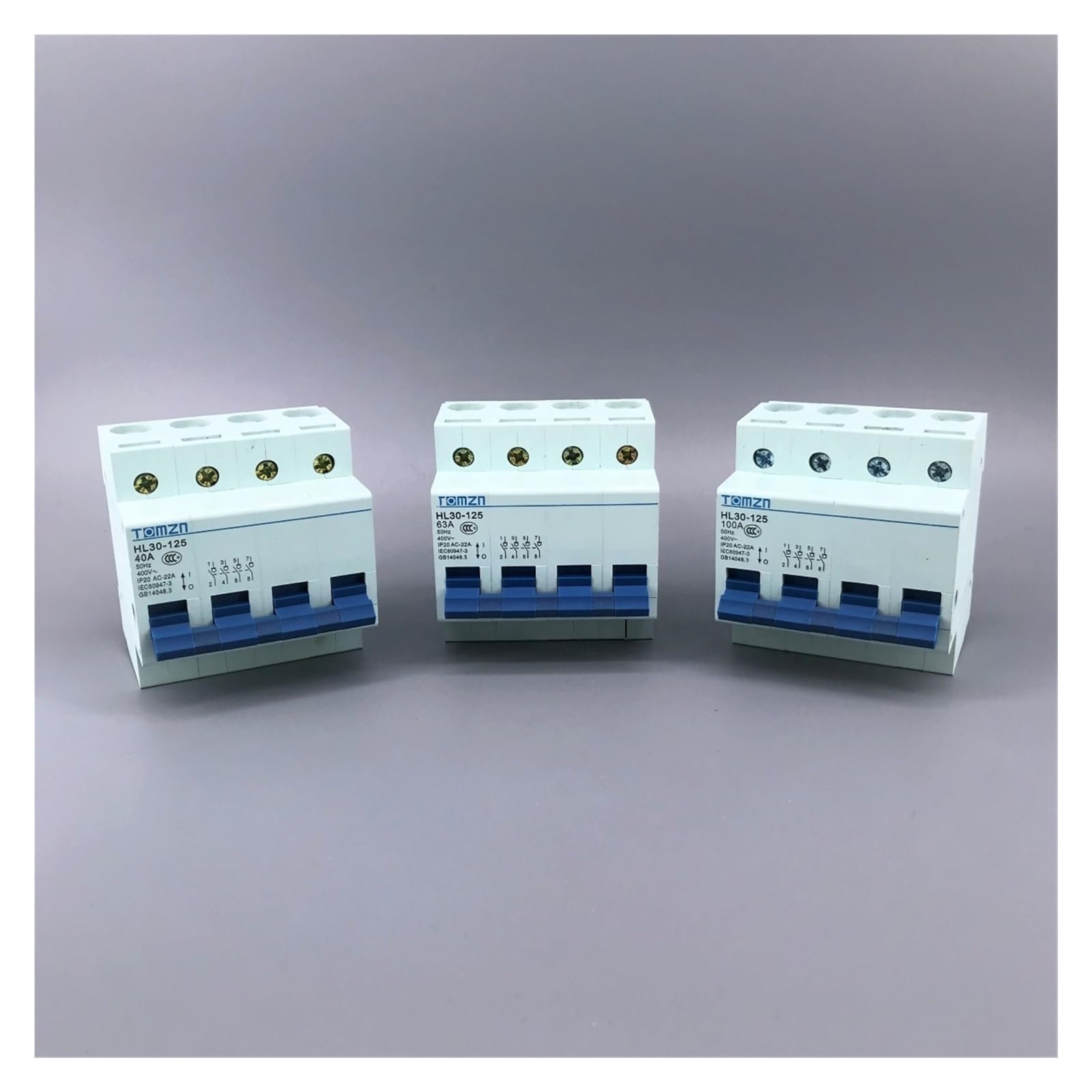 Interrupteur d'isolement HL30 4P module de sectionnement general tetrapolaire 100A