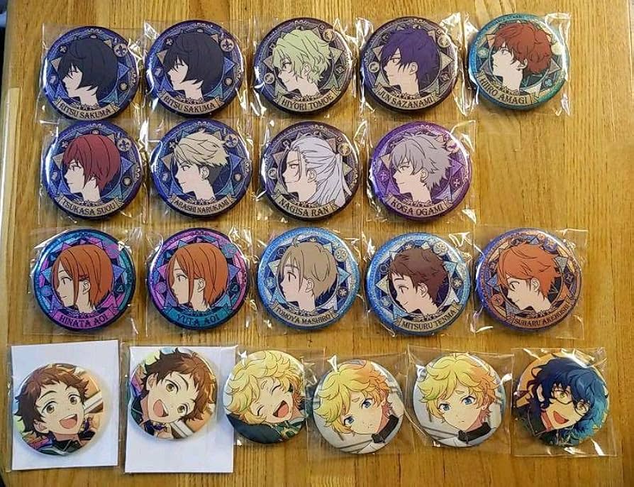 Amazon | あんスタ 中国 偶像梦幻祭 横顔 缶バッジ 凛月 日和 ジュン