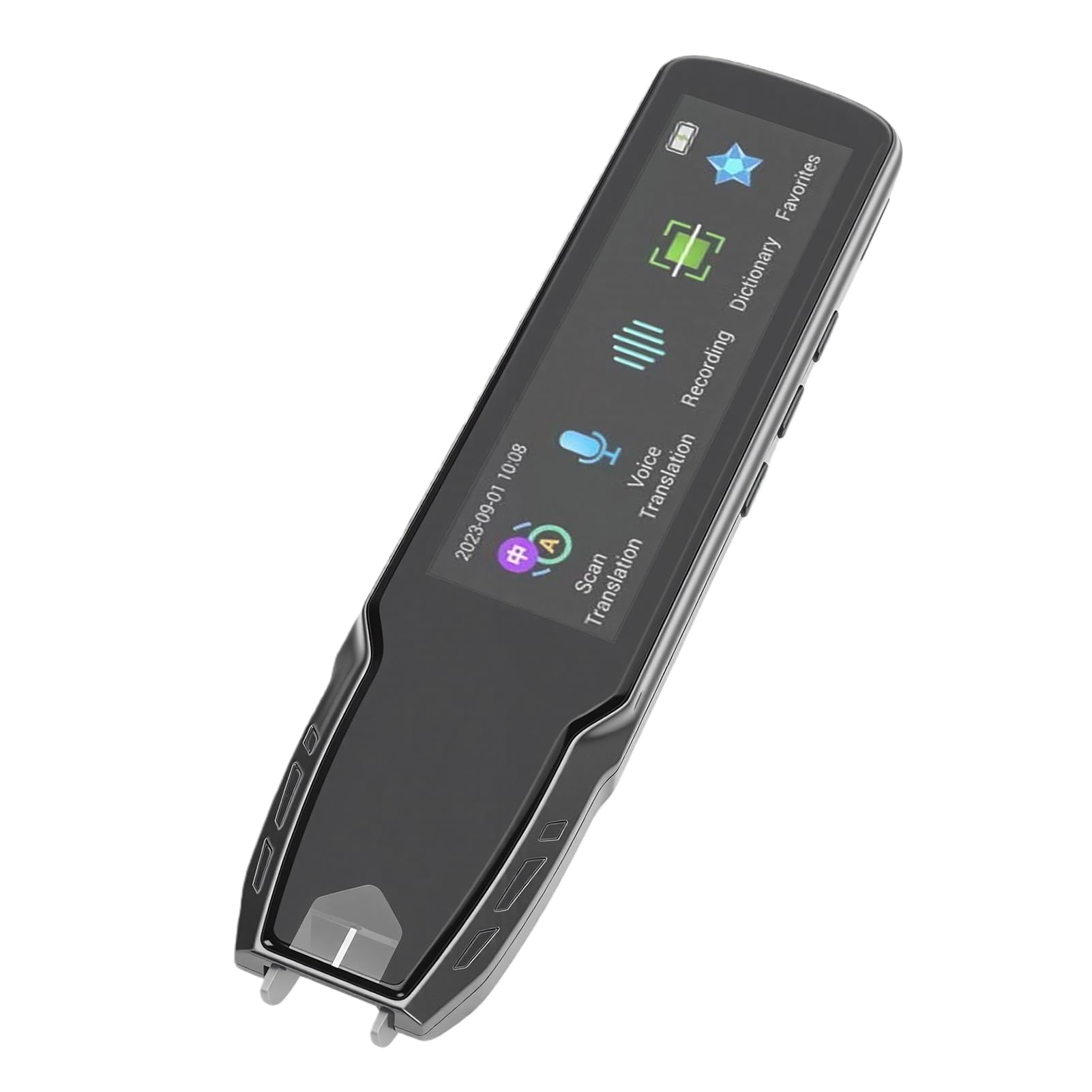 Penna di Traduzione per Studenti e Studenti di Lingue, Convertitore Vocale Istantaneo da 1050mAh con Supporto per 112 Lingue Scanner Ocr con Altoparlante Integrato