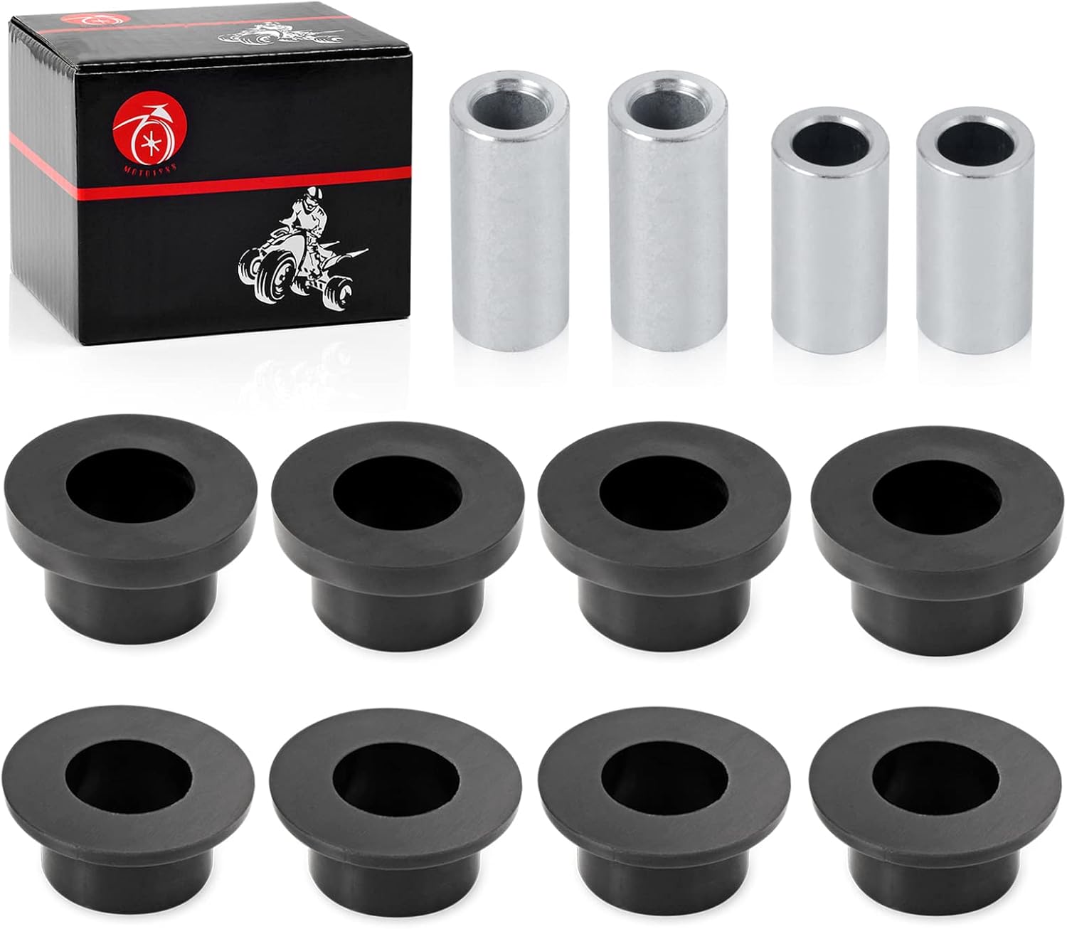Rear Shock Absorber Bushings Sleeve Kit 8Pcs For Polaris