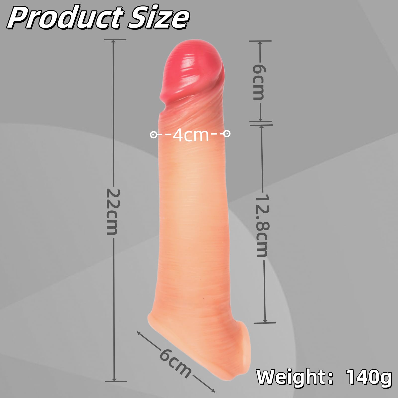Guaina Fallica, Guaina Pene Indossabili Morbido, Peni Fallica Indossabili Allunga Uomo Testicoli Anello Pene, Masturbtore per Sexy Toys Giochi Erotiici Coppie