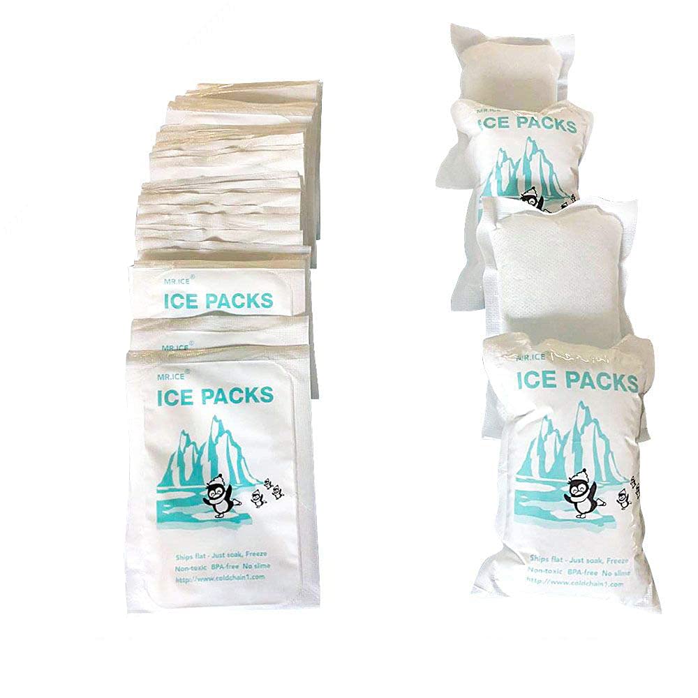 Buy 20 Packs Ice Pack Sheets for Shipping Frozen Food, Dry Ice Packs