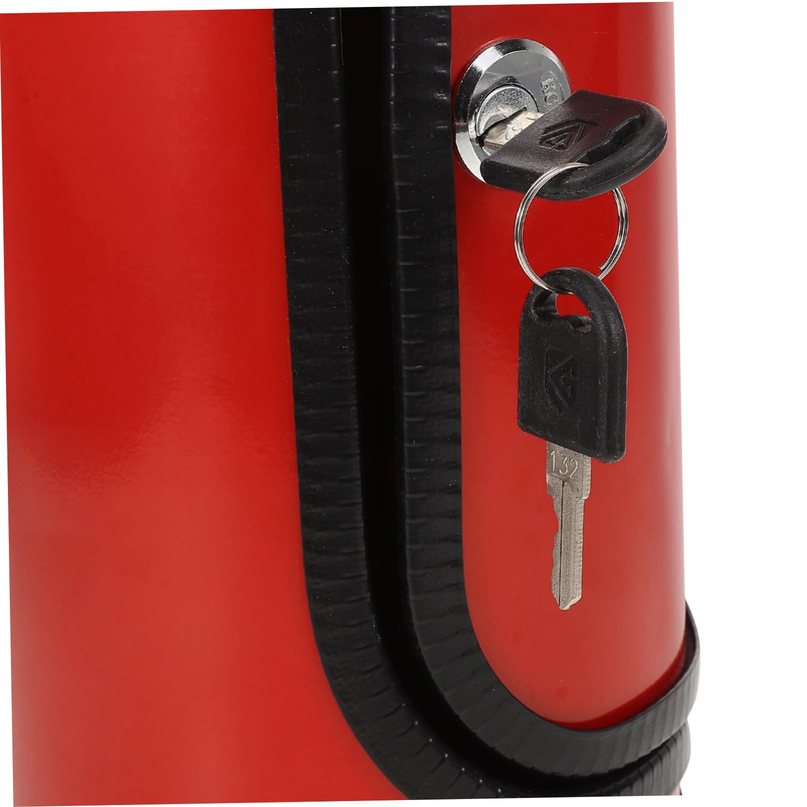 Cabilock Soporte para Botellas de Vino Resistente al Desgaste Forma de Extintor Rojo, Material de Hierro y Plástico Adecuado para Almacenar Brandy y Whisky en Cumpleaños