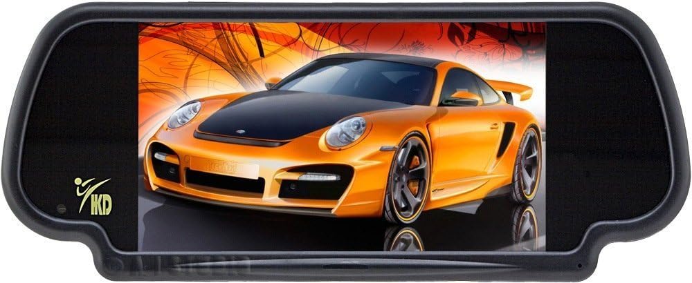 Rearview Backup Camera System (Rear View Mirror with Built-in Display, Color Camera and Sensors) HK-777P
