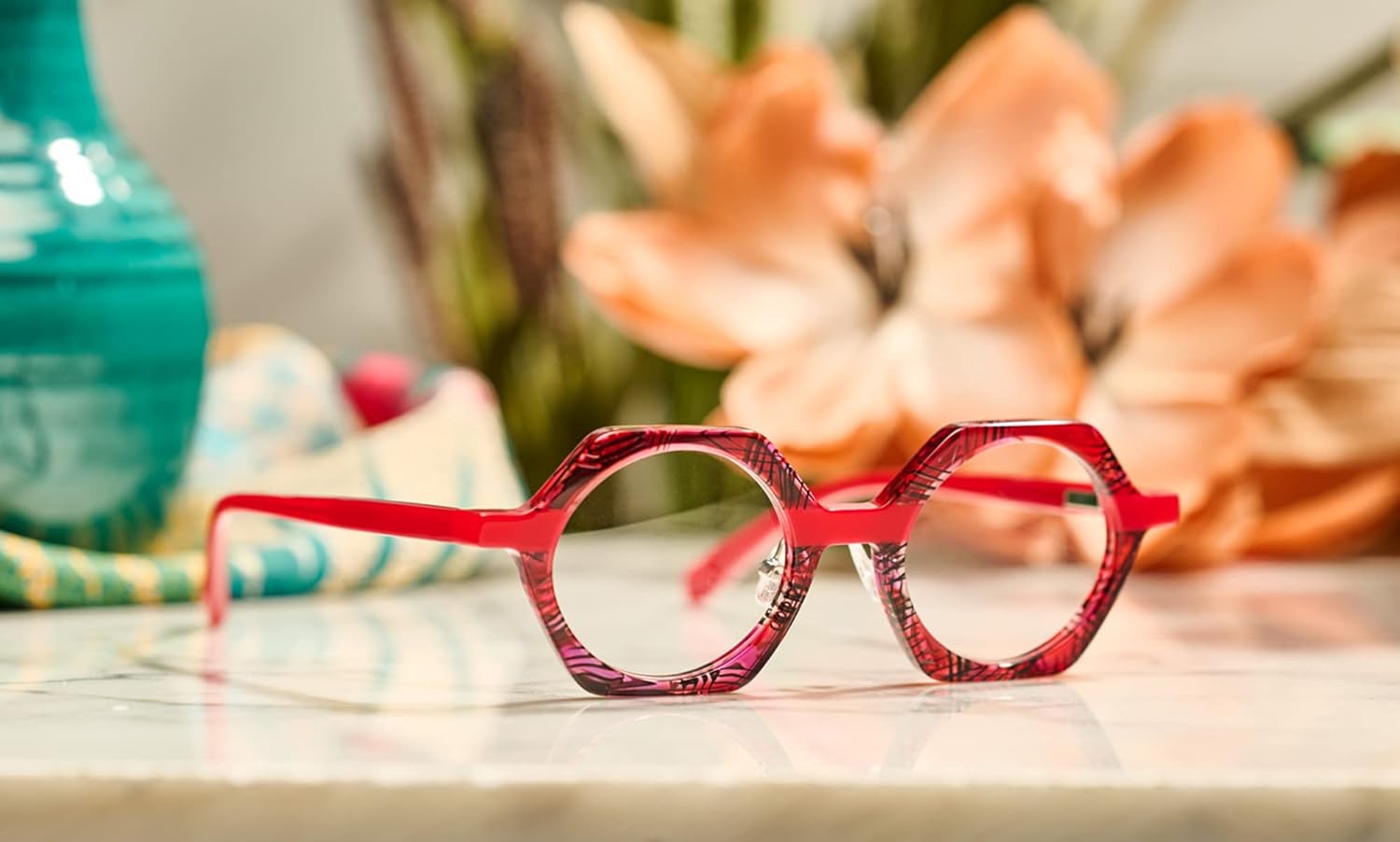 eyebobs Paradox Premium Readers for Women and Men | Hexagonal Eye Glasses