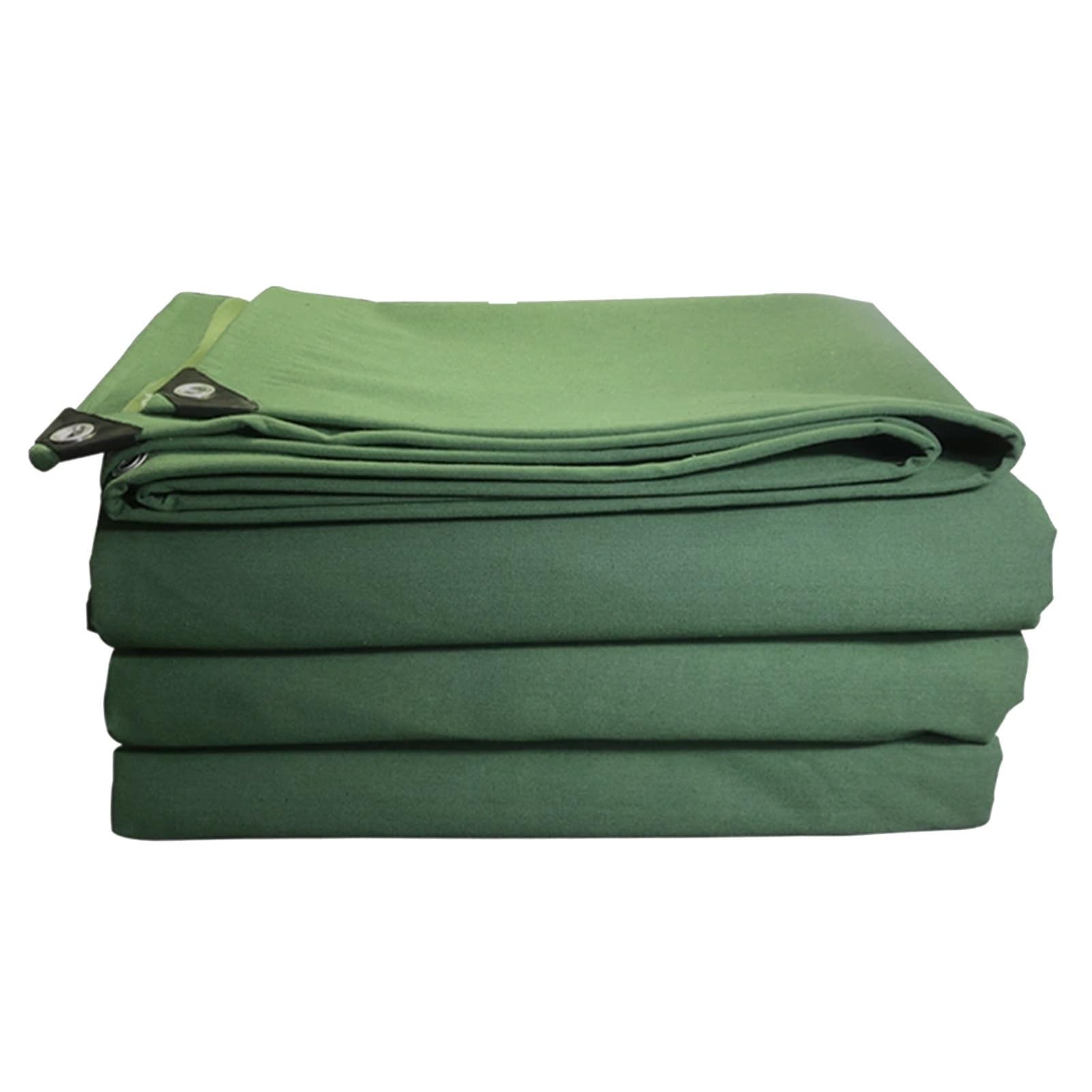 Telo di copertura in tela cerata verde impermeabile Telo di fondo per carichi pesanti Tenda pieghevole antipioggia con occhielli robusti, Teloni di tela per mobili da esterno Telo da campeggio (Size