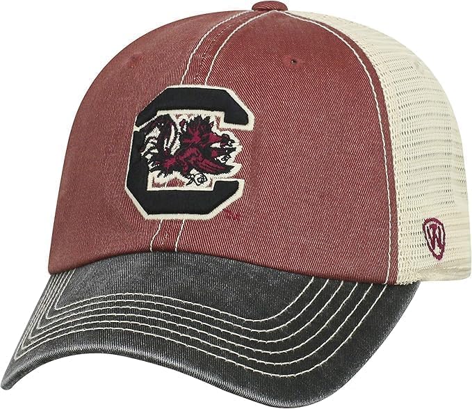 Collegiate Mesh Offroad Adjustable Hats (US Alpha One Size South Carolina)