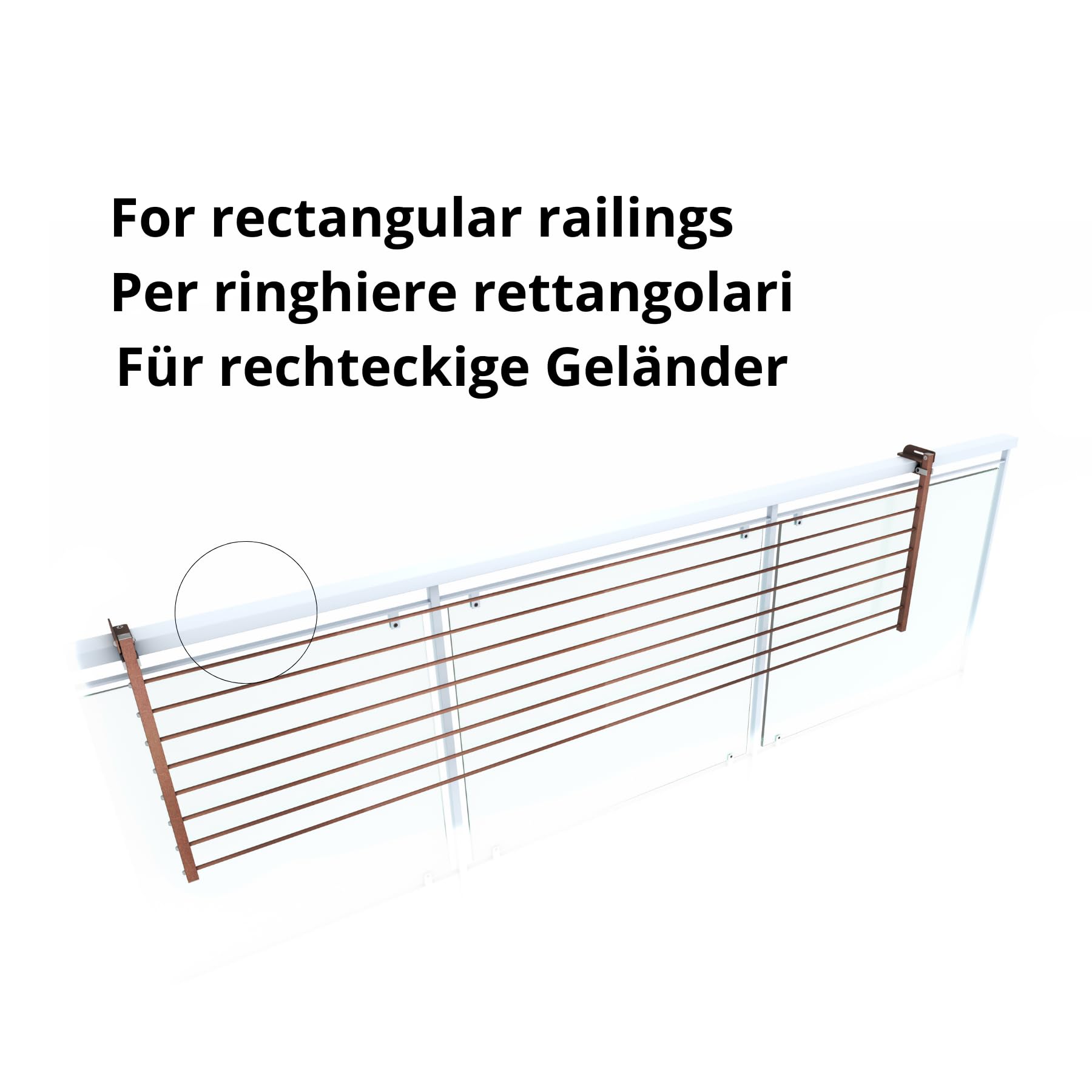 Stendibiancheria Da Balcone Ribaltabile Foxydry | Acciaio Inox E Alluminio | 202 Cm - Foto 2